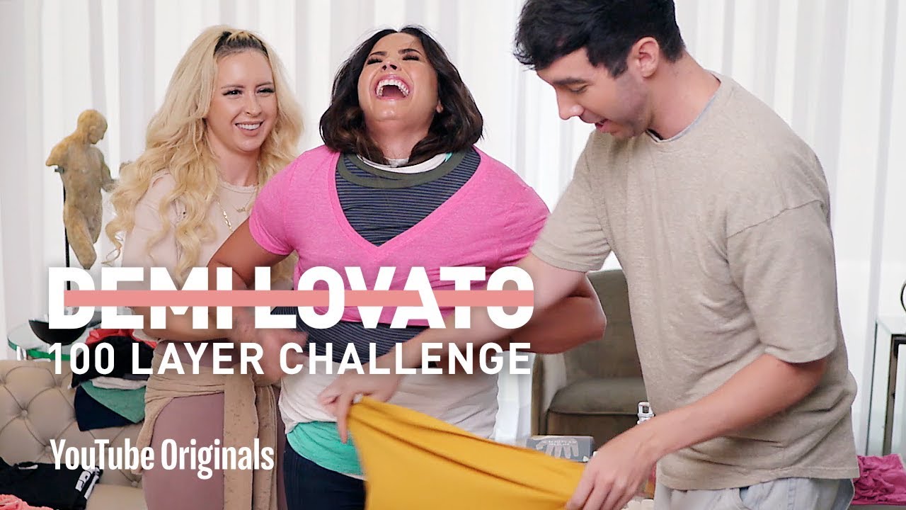 Demi Lovato's 100 Layer Challenge