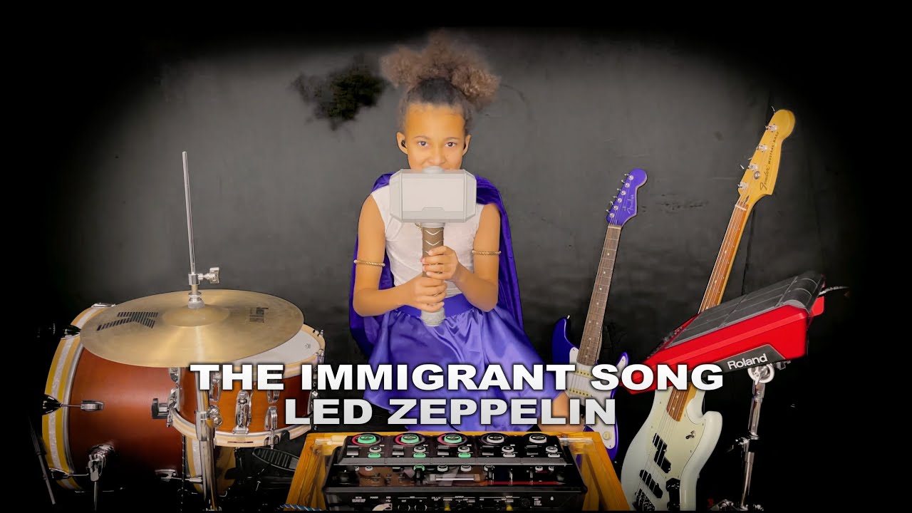 The Immigrant Song - Led Zeppelin - Boss RC 505 Loop - Fender Bass / Guitar - Ludwig Drum Kit