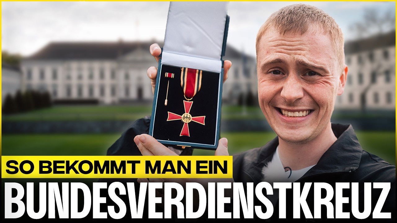 So einfach bekommt man DAS BUNDESVERDIENSTKREUZ