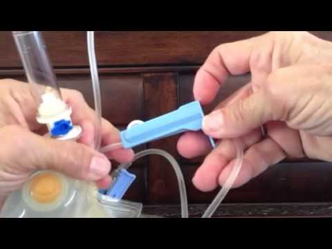 Starting a new IV bag