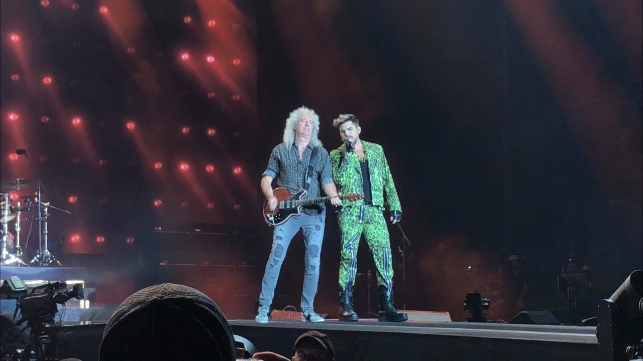 Queen & Adam Lambert Ay-Oh / Hammer To Fall - Fire Fight Australia Concert Sydney N.S.W 16/2/20
