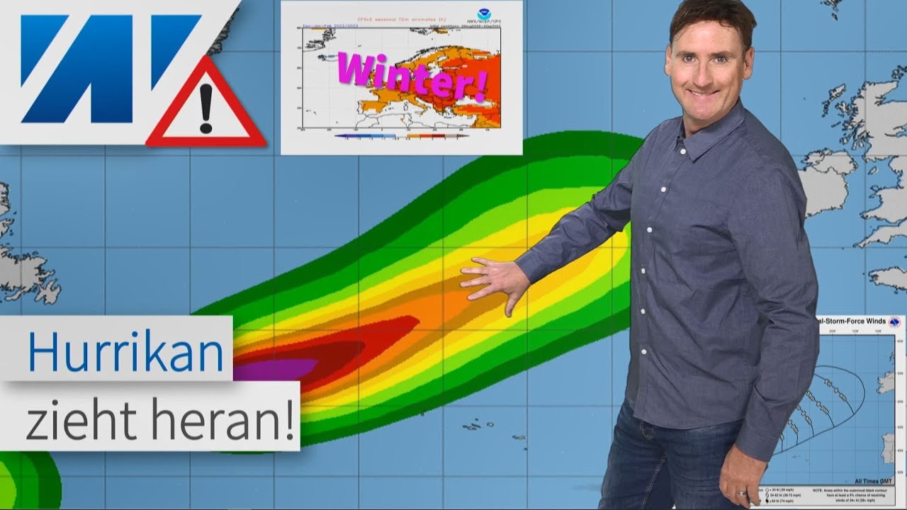 Jetzt knallt's! Hurrikan Danielle pustet unseren Hitzesommer und die Dürre weg! Winterprognose!