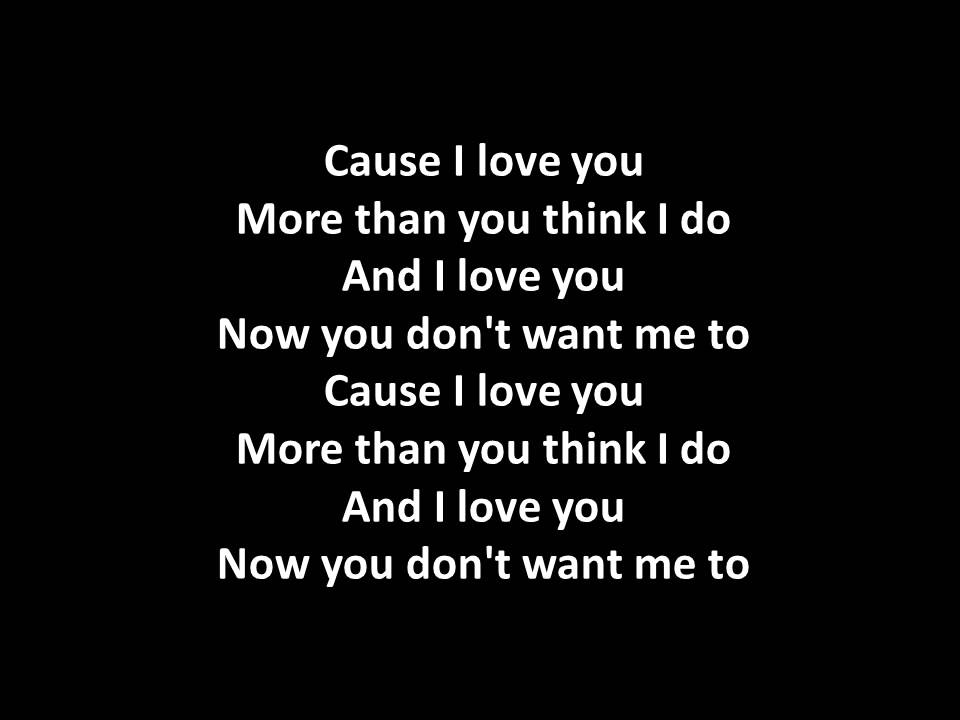 Alex and Sierra I Love You - Lyrics