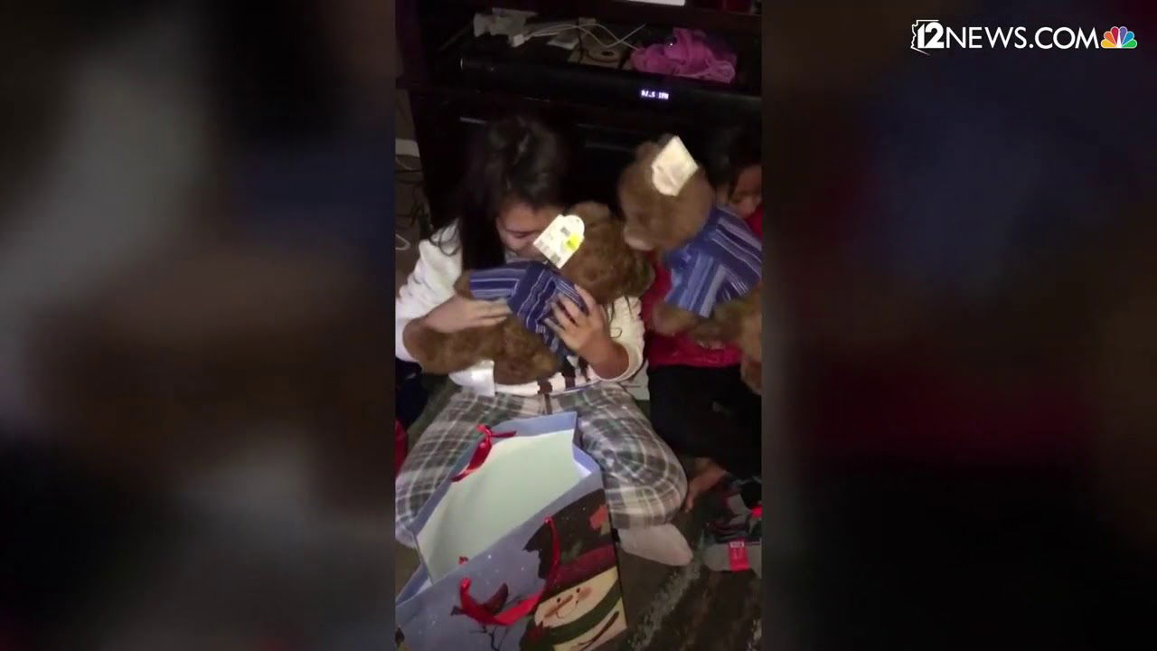 Sisters get heartwarming Christmas gift after father's death