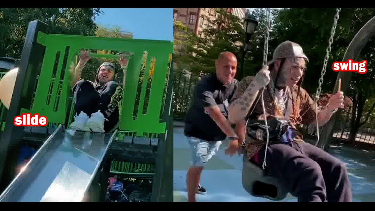 6IX9INE PUTS HIS LIFE ON LINE PLAYING AT CHILDREN’S PLAYGROUND