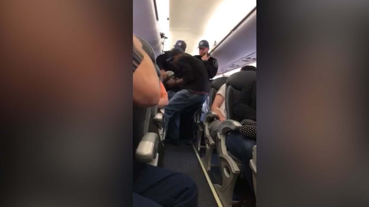Video shows a passenger forcibly dragged off a United Airlines plane