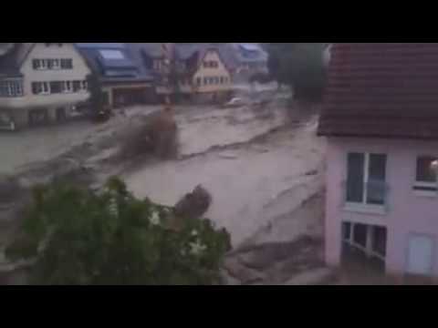 Braunsbach Unwetter Überschwemmung Katastrophe 29.05.2016