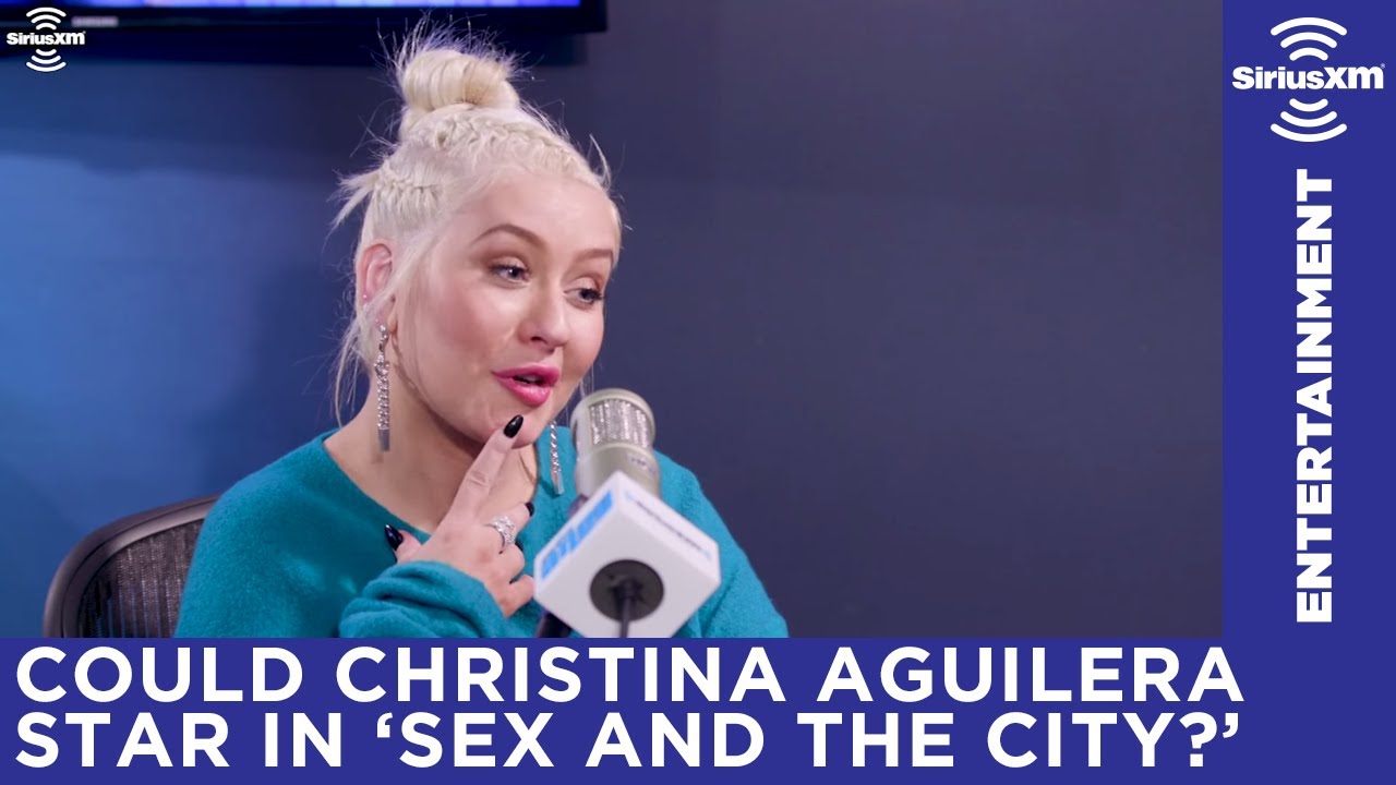 Christina Aguilera does her best Samantha from Sex and the City impression