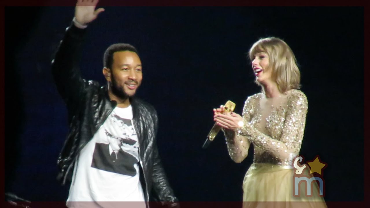 Taylor Swift & John Legend - "All of Me" Clip at Staples Center