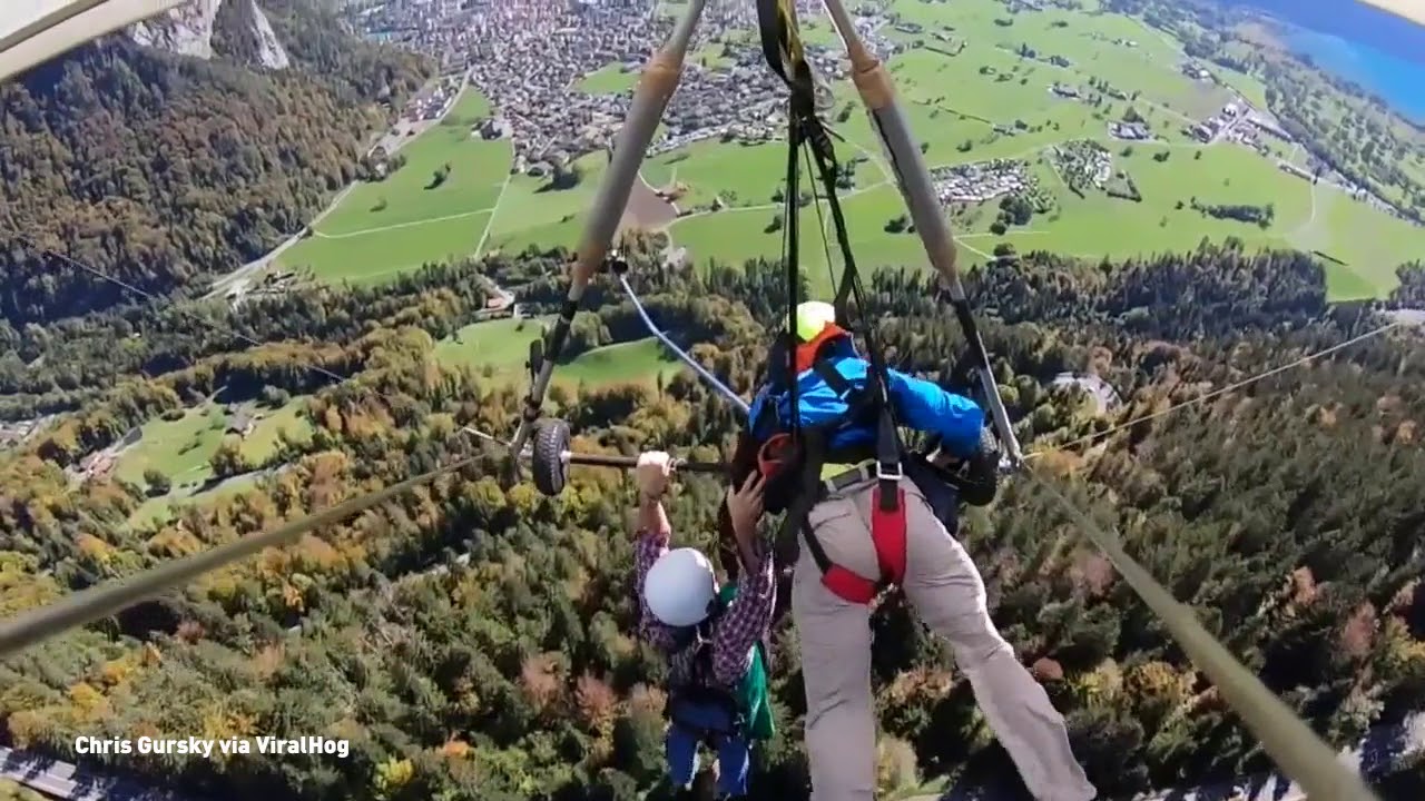 Man Hangs on for Life in Terrifying Hang Gliding Mishap | NBC 6