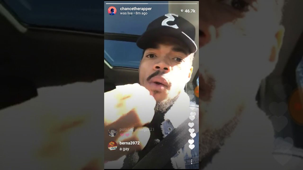 Chance the rapper gets pulled over in Chicago "I have Faith"