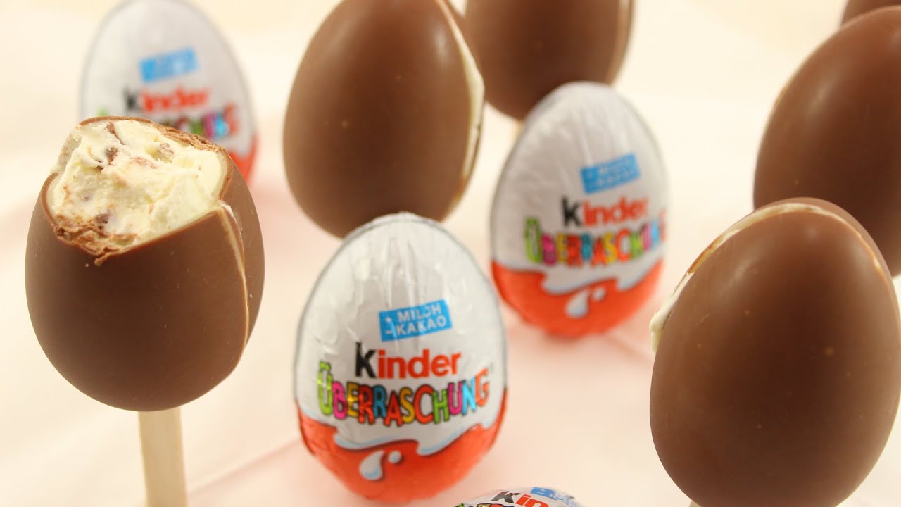 Kinder Überraschung Eis selber machen / Ü-Ei Eis / Kinder Riegel Eis