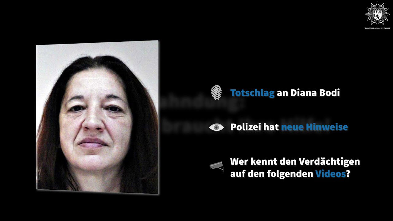 Öffentlichkeitsfahndung – Fall Diana BODI