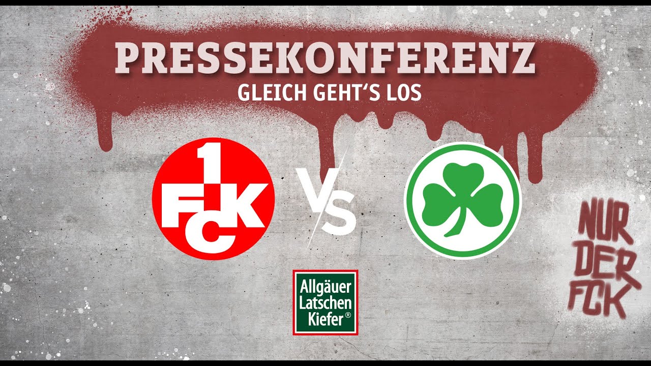 Pressekonferenz vor dem Heimspiel gegen die SpVgg Greuther Fürth