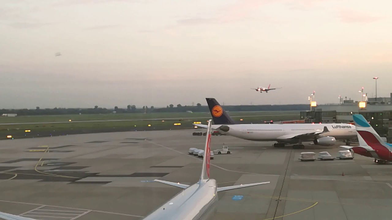 AIR BERLIN Letzte Landung von Flug AB 7001 MIA-DUS