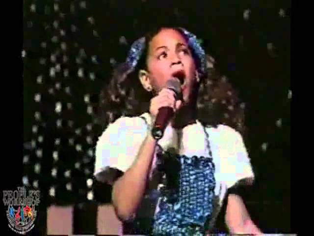 Young Beyonce Knowles at PW Awards