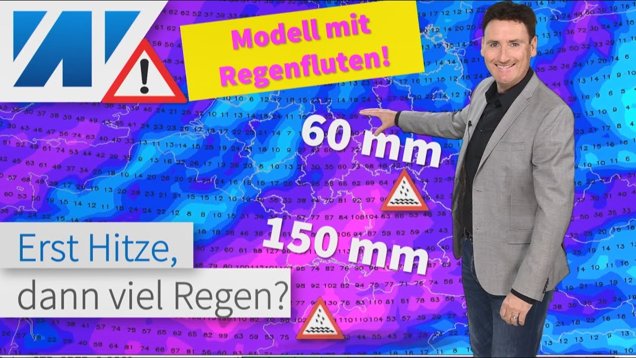 Neue Sturzfluten nach Hitze und Dürre! Hurra, Wettermodell mit Hoffnung auf Nässe und Abkühlung!