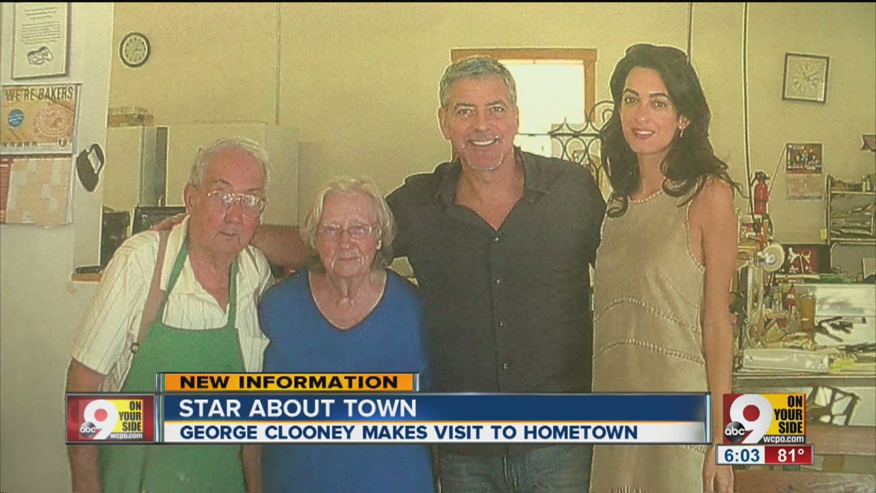 George Clooney, Amal Clooney visit Cincinnati, thrill fans witth photos