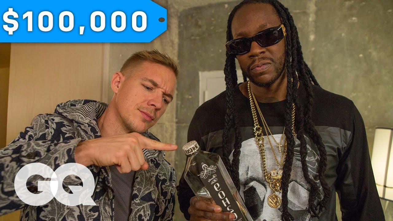 2 Chainz & Diplo Try $100K Bottled Water | Most Expensivest Sh*t | GQ