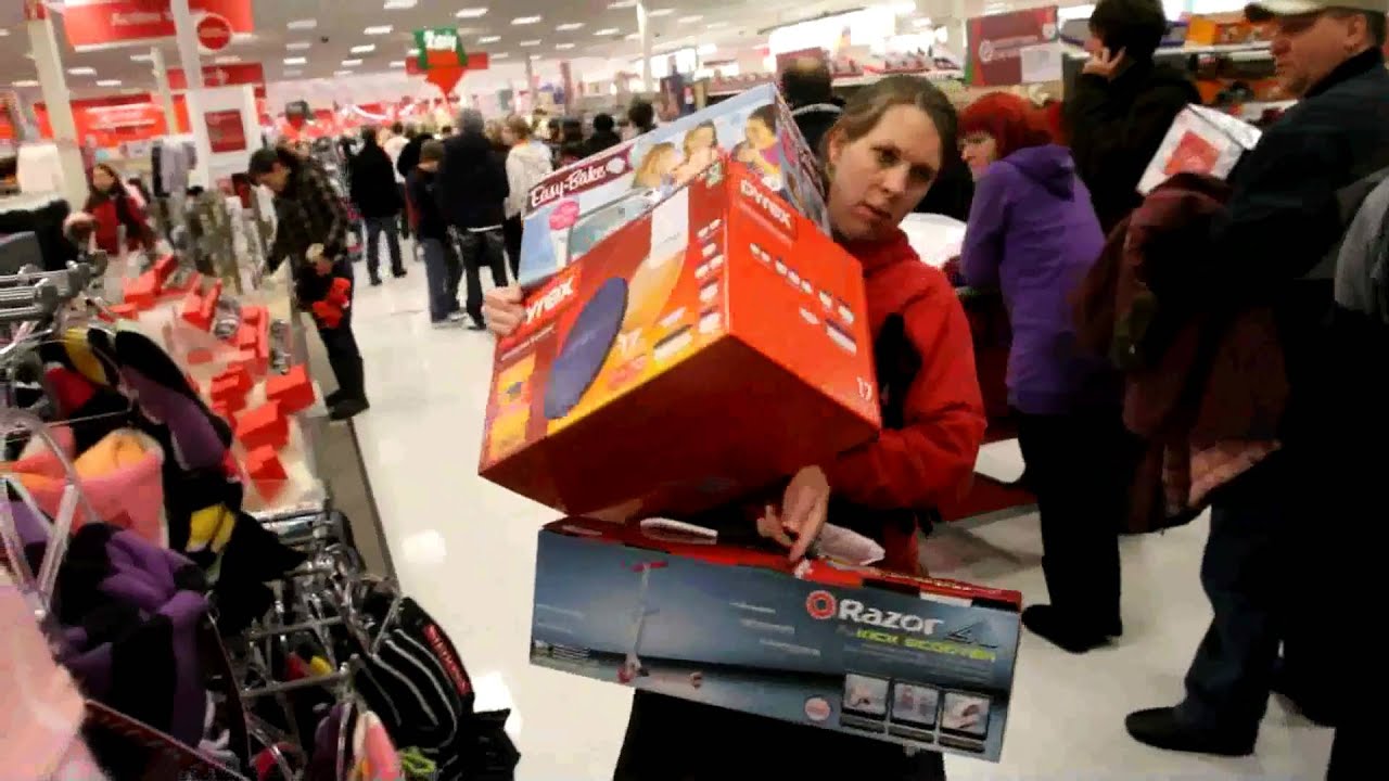 Shoppers go crazy on Black Friday