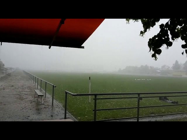 ASV Fußgönheim gegen Karlsruher SC: Spiel fällt wegen Unwetter aus