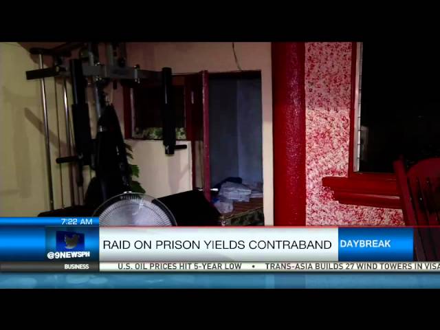 Raid On Prison Yields Contraband