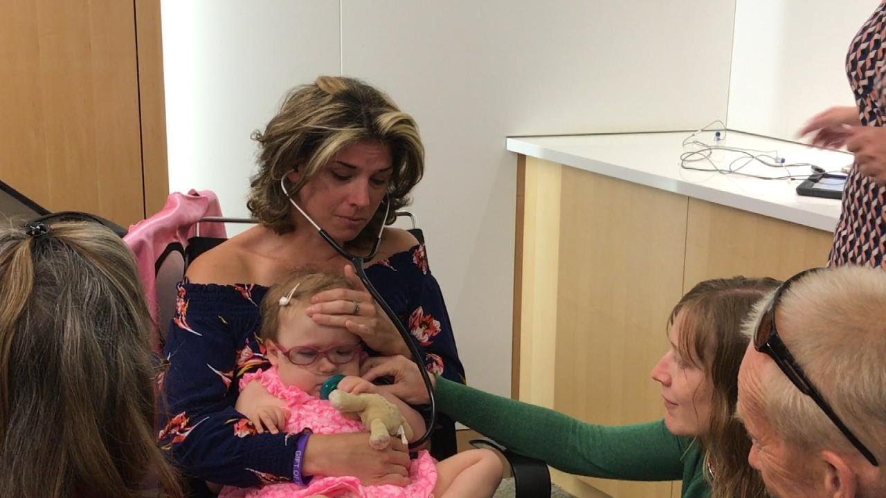 Mom Cuddles Baby Who Received Her Late Son's Heart