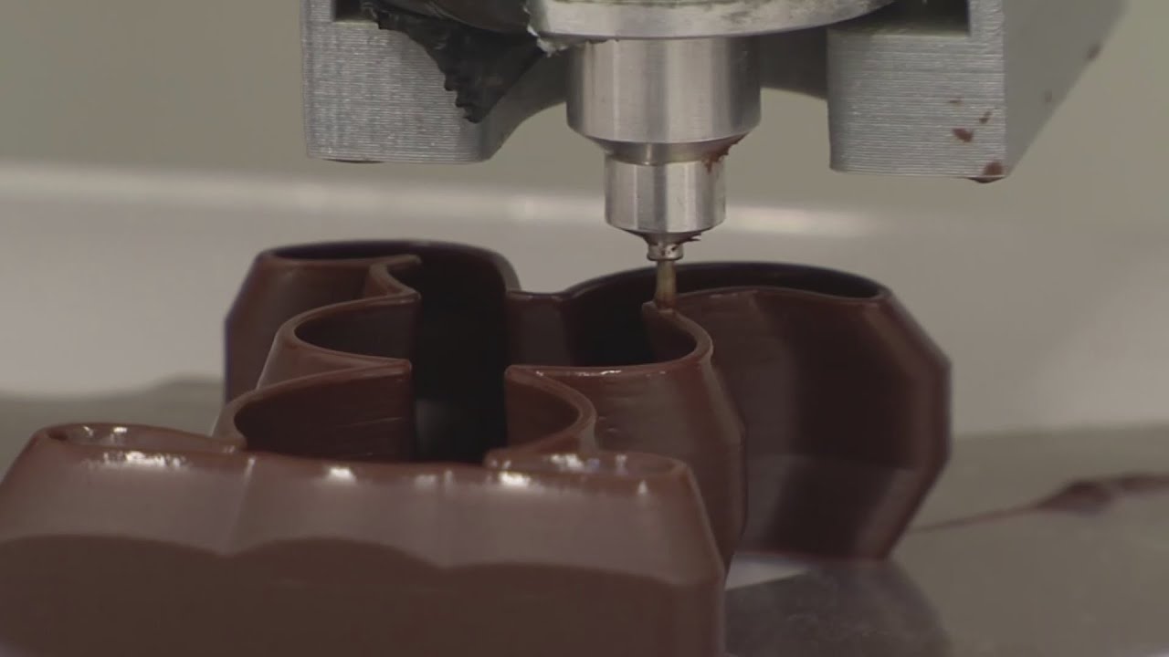 Belgian chocolatiers use 3-D printers to make chocolates