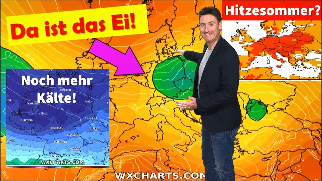 Kälte-Ei versaut uns den Frühling: Frost und Schnee! CFS  droht weiterhin mit starkem Hitzesommer!