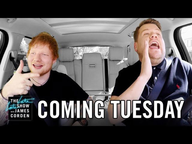 Ed Sheeran Carpool Karaoke: First Look - Late Late in London