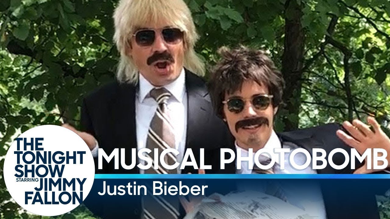 Musical Photobomb with Justin Bieber