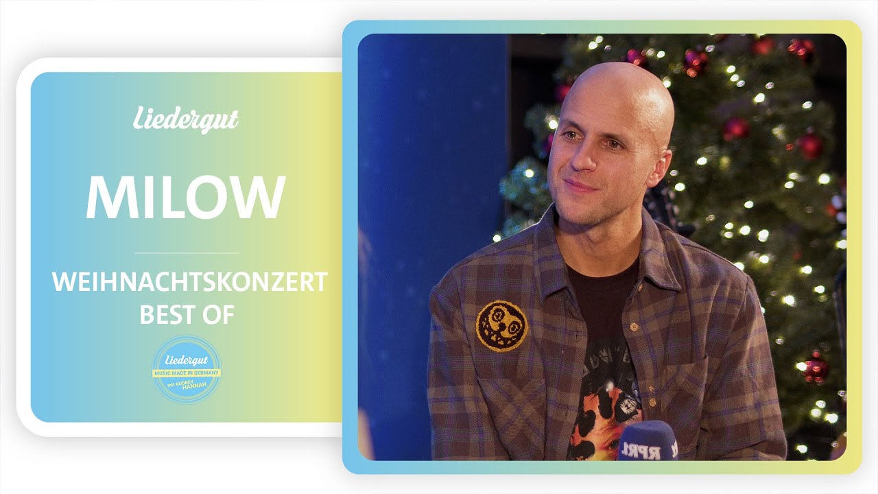 MILOW beim Liedergut Weihnachtskonzert