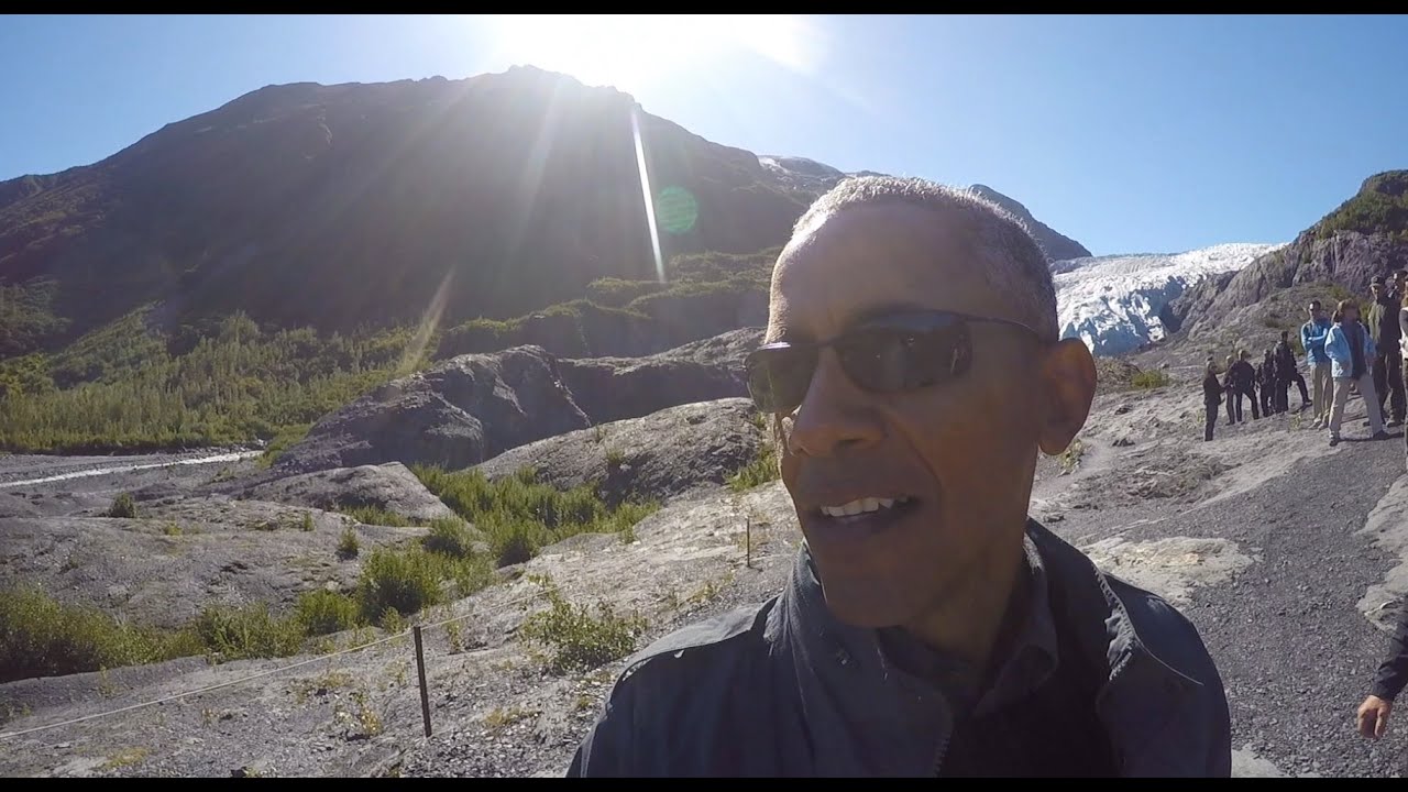 President Obama at the Signpost of Climate Change