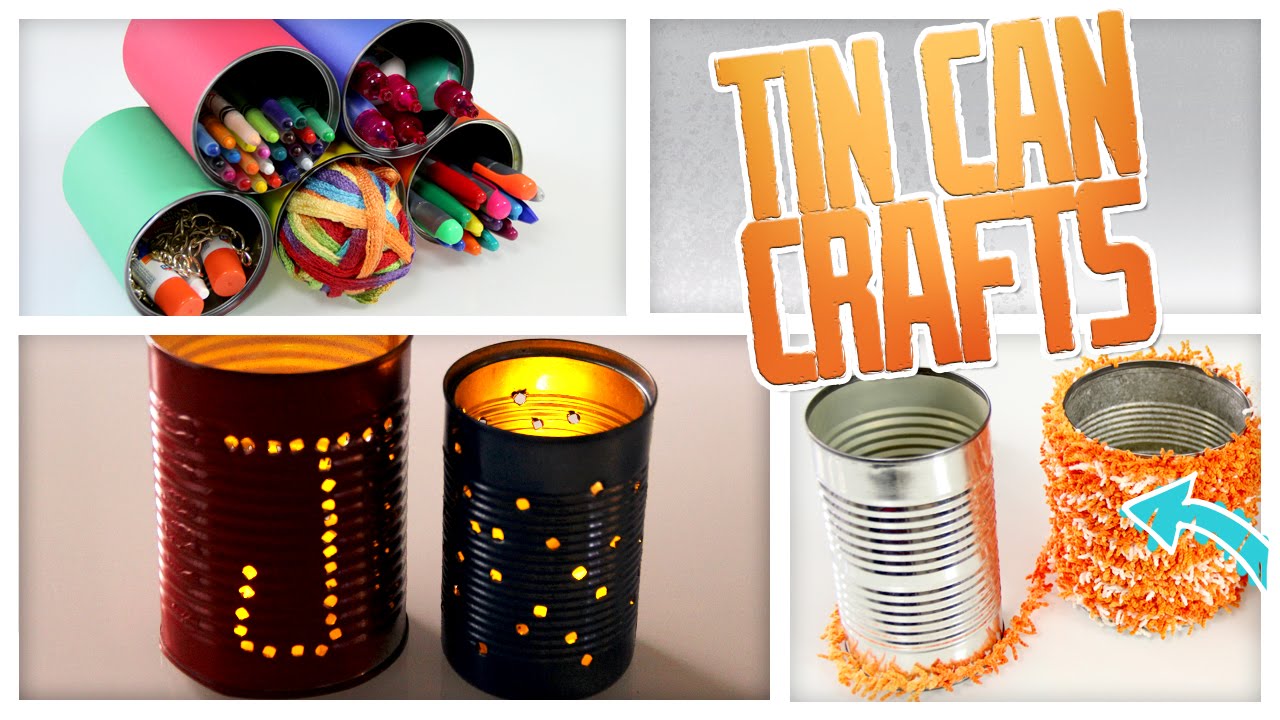 DIY Tin Can Crafts: Lanterns & Organizers! - Do It, Gurl