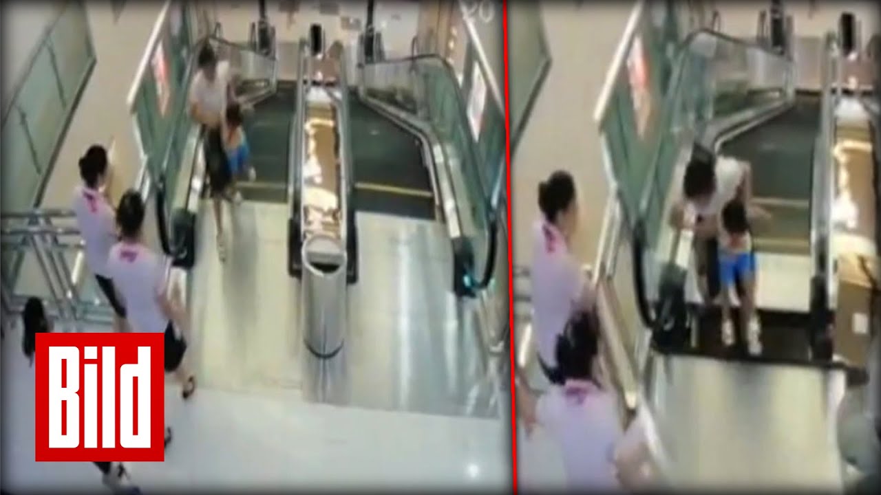 Rolltreppe tötet Frau - Wartung nicht fachgerecht (Made China / Shopping / Sina Weibo / Handwerk )