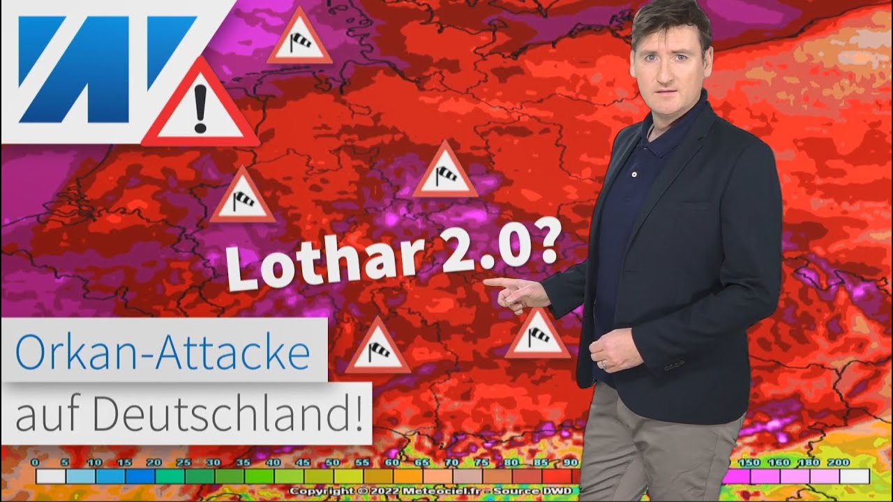Droht Orkan Lothar 2.0? Wettermodell rechnet Freitag Orkan quer über Deutschland! Hochbrisante Lage!