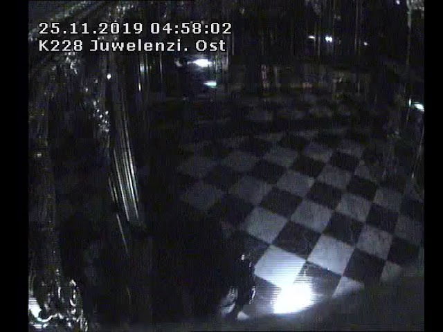 Grünes Gewölbe Videosequenz Überwachungskamera 25.11.2019