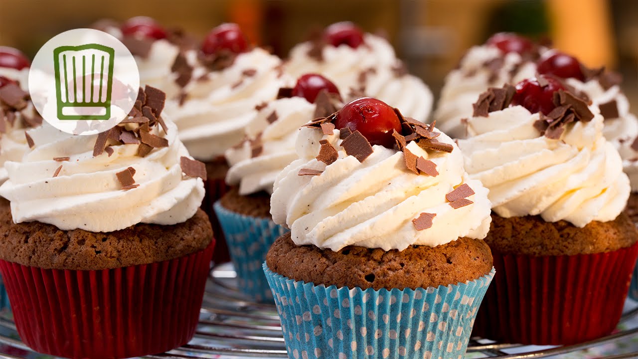 Schwarzwälder Kirsch Cupcakes Rezept #chefkoch