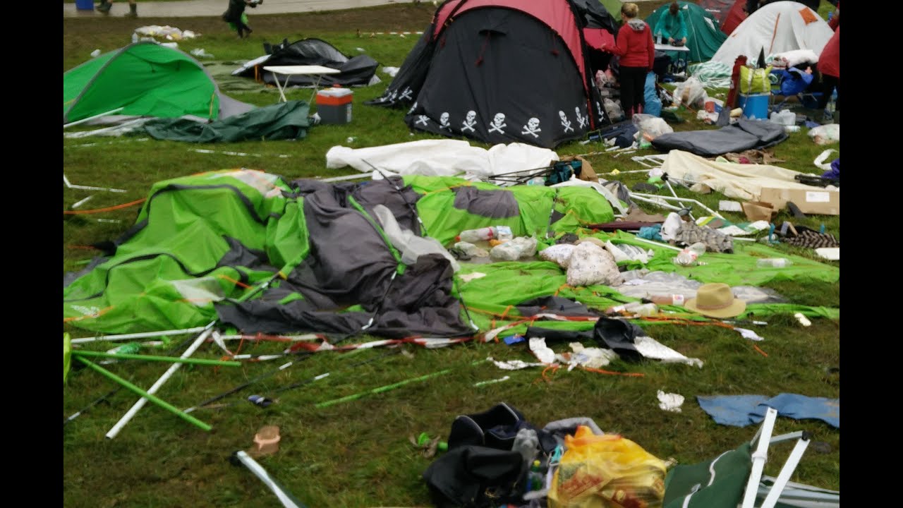 Southside 2016 - Unwetter + verwüsteter Zeltplatz