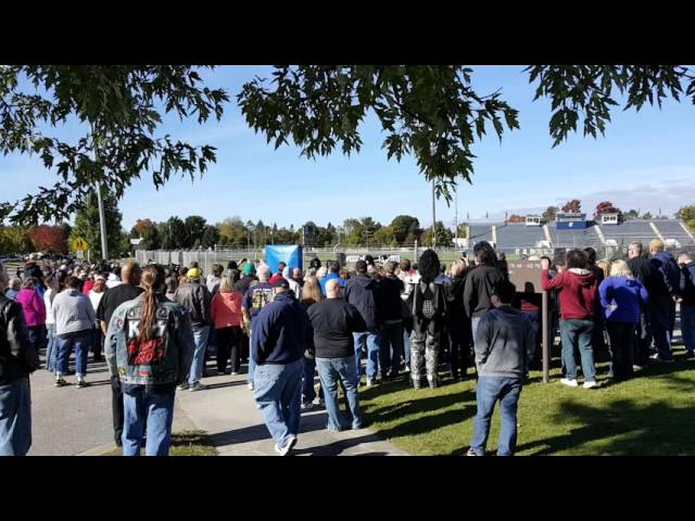 Unveiling of KISS Monument in Cadillac Michigan