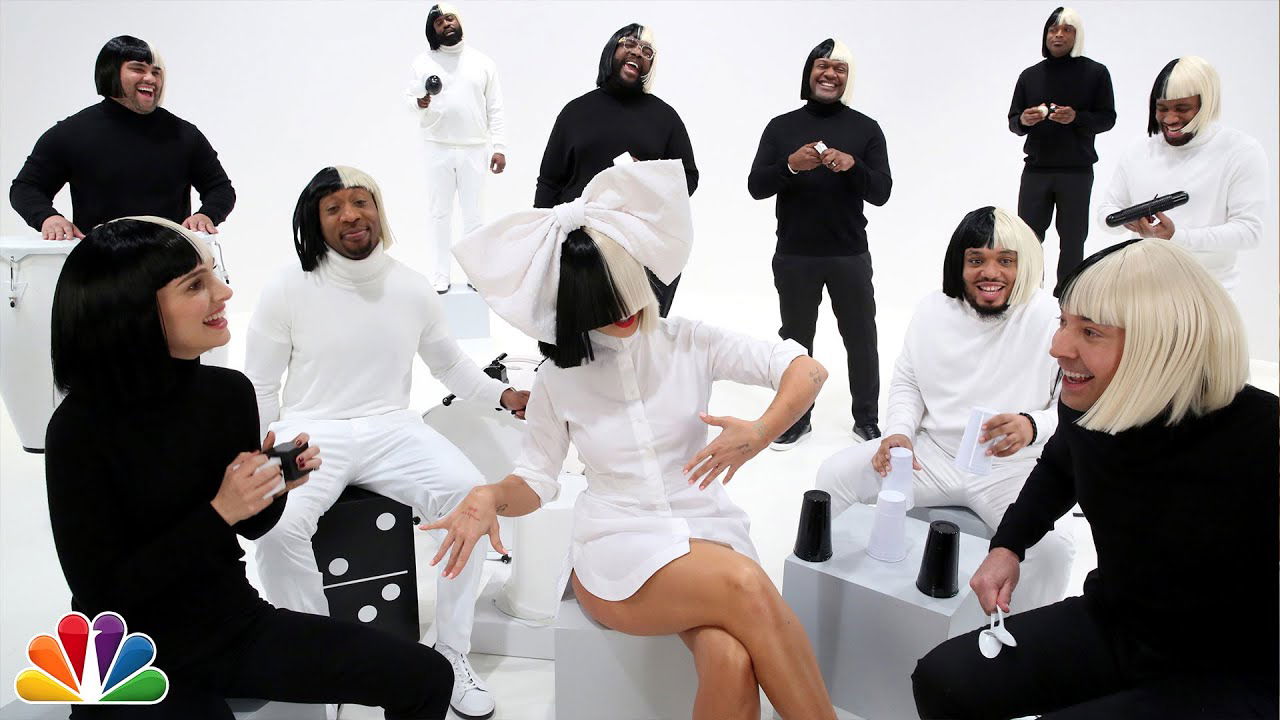 Jimmy Fallon, Sia, Natalie Portman & The Roots Sing "Iko Iko"