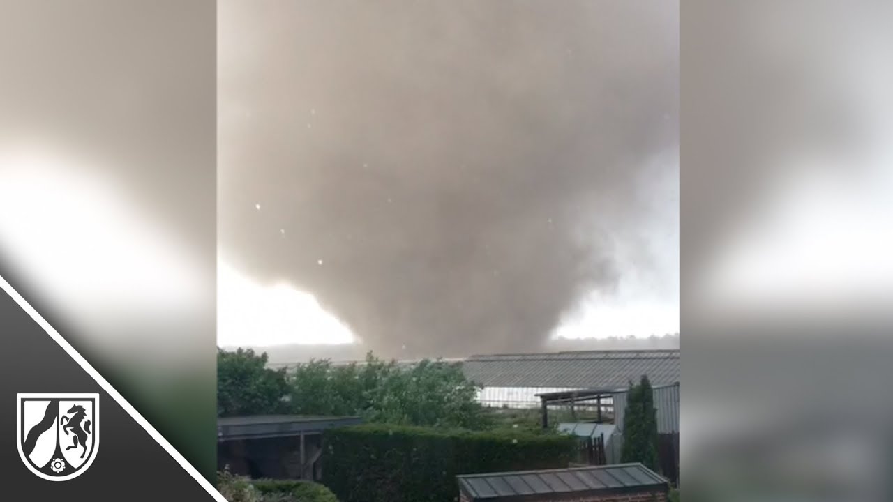 Tornado in Schwalmtal: Anwohner filmt Windhose