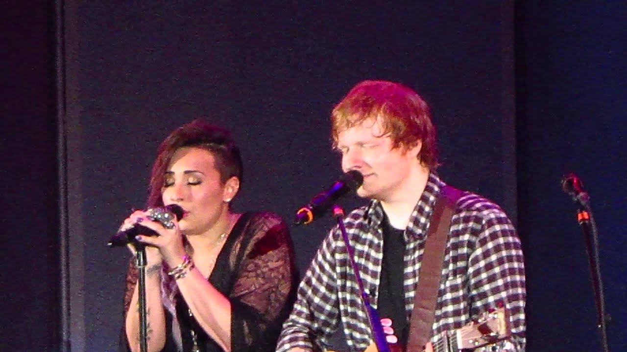 Ed Sheeran and Demi Lovato - "Give Me Love" Live (HD)