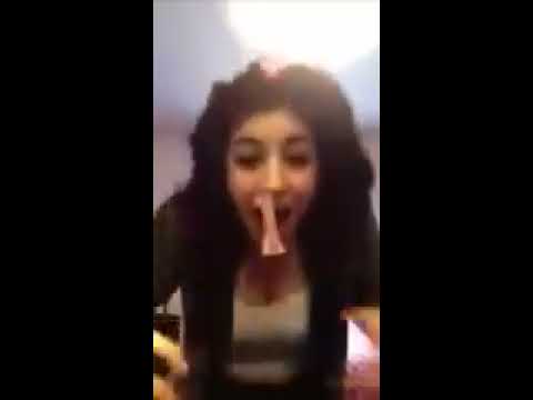 CONDOM CHALLENGE - Hot Girl runs a Condom through the Nose