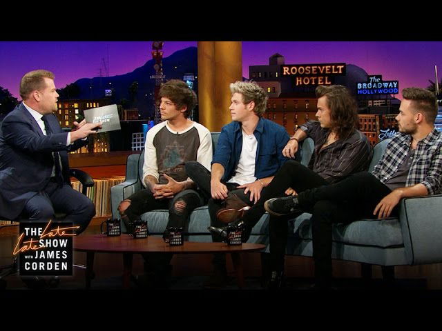 One Direction bei "The Late Late Show"