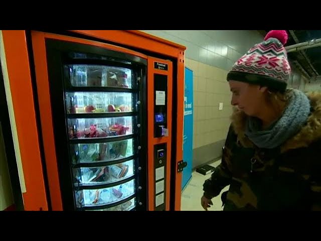 Vending machines for homeless in the UK