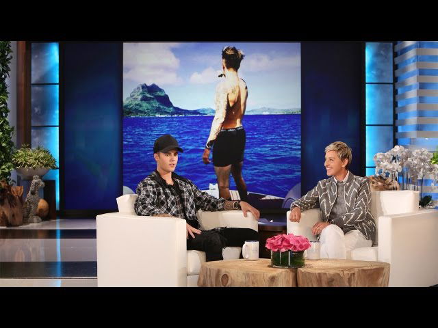 Justin Bieber bei Ellen DeGeneres