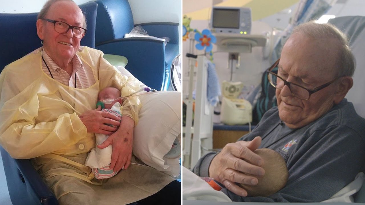 'ICU Grandpa' Cuddles Premature Babies Whose Parents Can't Be With Them
