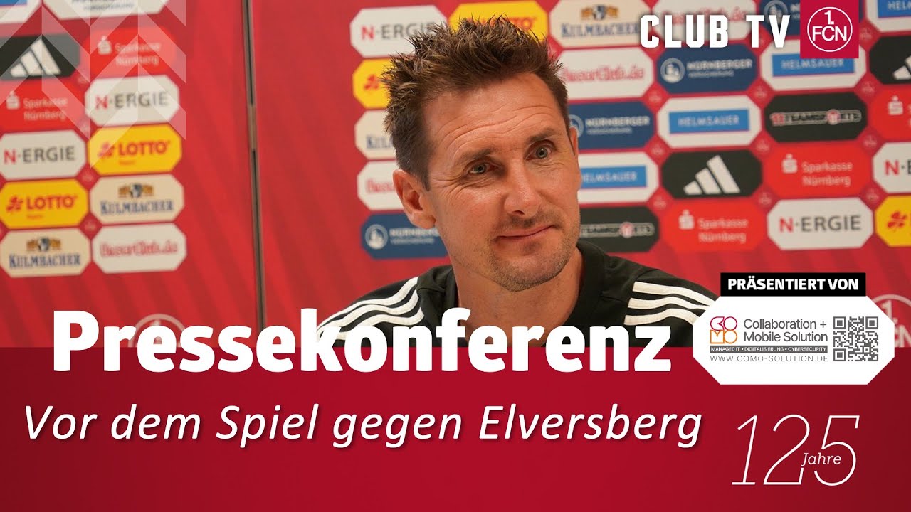 RE-LIVE: Die PK mit Miro Klose vor dem Spiel gegen Elversberg