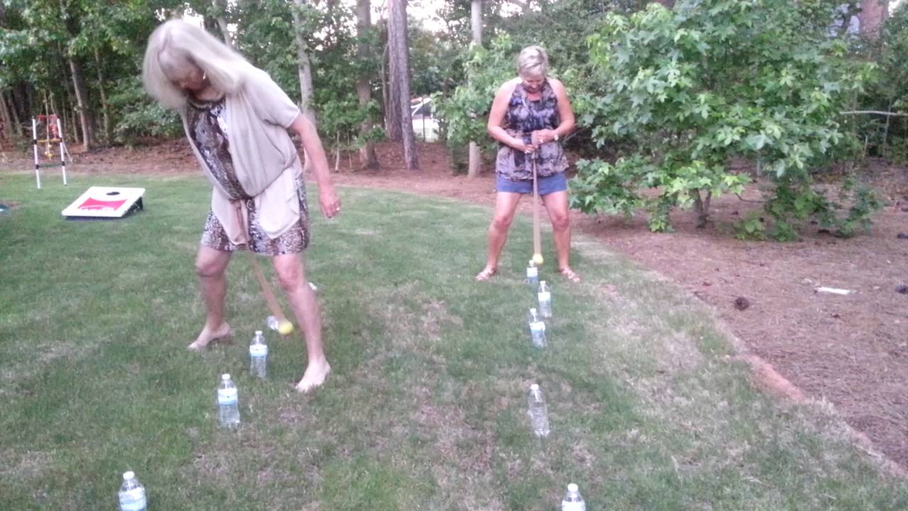 A5 Champions do pantyhose bowling